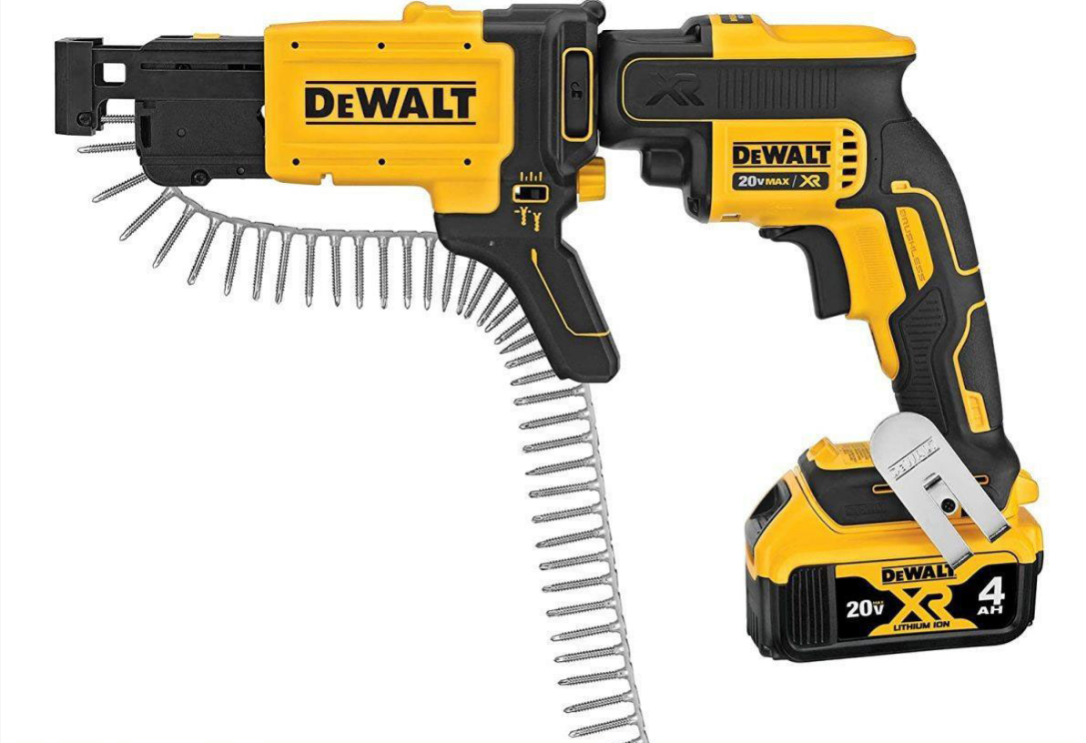 DEWALT Akku-Nagelpistole (Lithium-Ionen), elektrisches Nagelgerät für Innenausbau, Zimmererarbeiten und Heimwerken, inklusive 20-V-Akku und Ladegerät